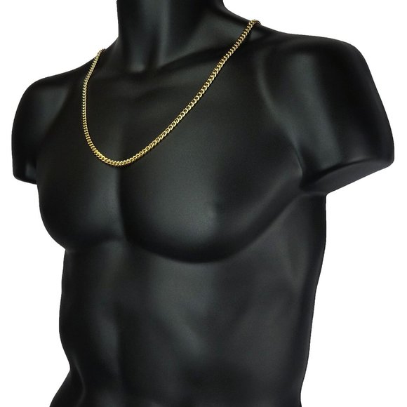 New 14k Gold 6mm 24" Cuban Chain